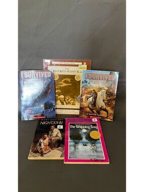 Childrens Paperback Book Bundle Featuring Historical Fiction & Award-Winning Tit